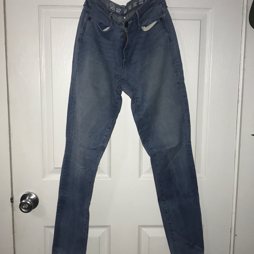 Earnest Sewn High Rise Super Slim Jeans